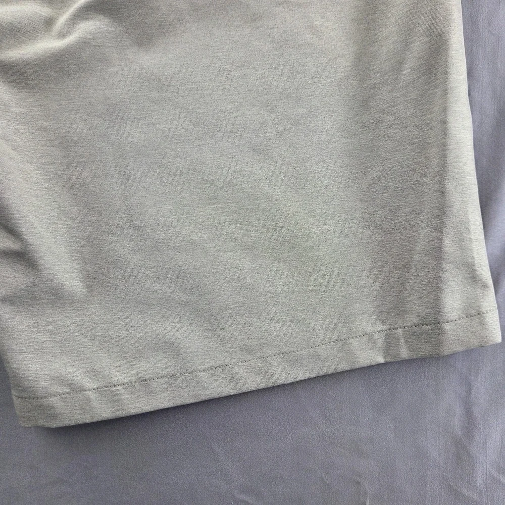 Hurley Mens 38 Gray Green Hybrid Flat Front Bermuda Shorts